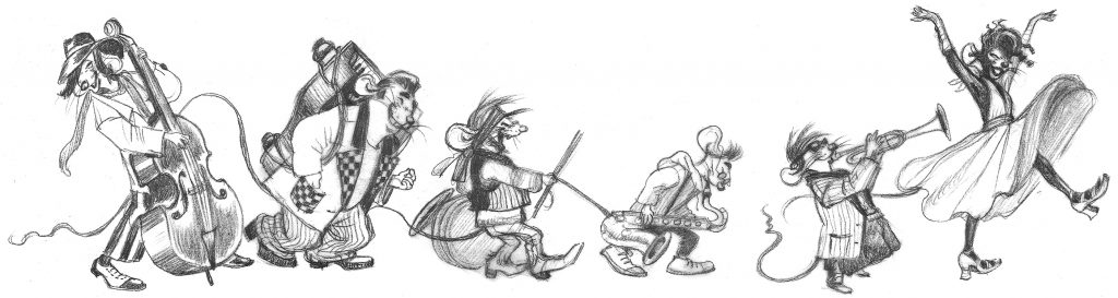 Die Pecorinos, gezeichnet von Doris Eisenburger