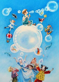 Titelbild "Das große Geschichtenbuch" von Max Kruse, gemalt von Doris Eisenburger